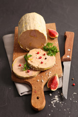 Poster - foie gras and fig