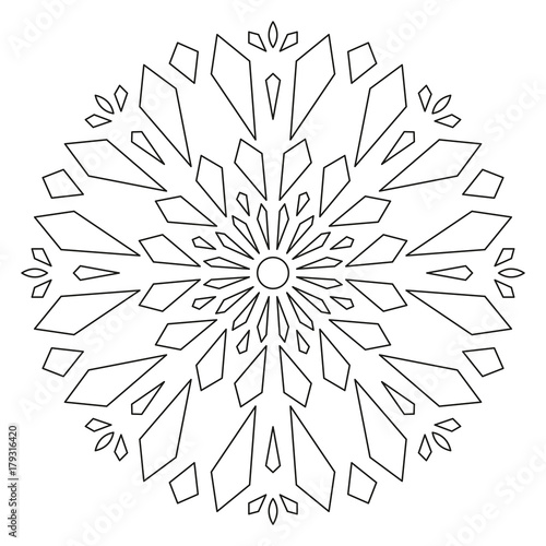 3D Snowflake Mandala Svg - 251+ SVG File for Silhouette