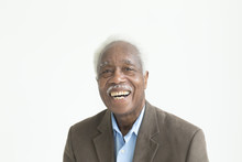 Portrait Of Laughing Older Black Man