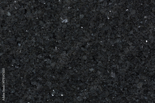 Fotografía Detail view of black granite surface.
