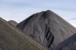 Stockpile of raw coal.