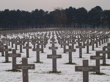 Grave Stones On The War Cemetery With German Soldiers, Ysselstein, The Netherlands