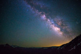 Fototapeta  - Milky way over Yosemite national park