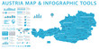 Austria Map - Info Graphic Vector Illustration