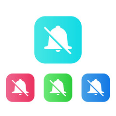 Sticker - Four Colors - Flat App Icons