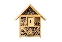 Insect Hotel Isolated On A White Background