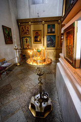 Sticker - Interior of the Russian orthodox church