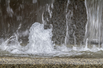 Poster - waterspout fountain detail