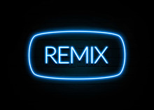 Remix  - Colorful Neon Sign On Brickwall