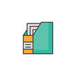 © mblegenduk - Folder icon office work vector design illustration
