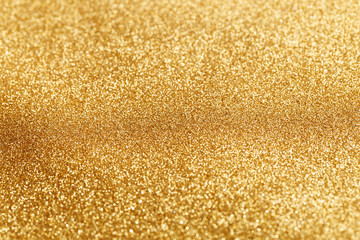 Wall Mural - Bokeh light of gold glitters