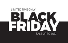 Black Friday Sale Shopping Vector Abstract Background