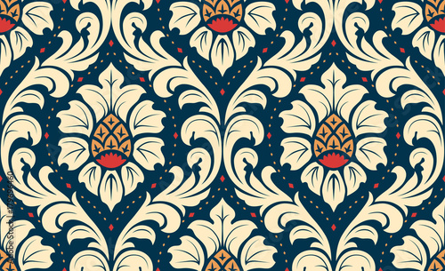 Dekoracja na wymiar  luksusowy-staromodny-ornament-adamaszkowy-krolewski-klasyczna-bezszwowa-tekstura-do-tapet-tekstyliow-owijania-wykwintny-kwiatowy-barokowy-szablon