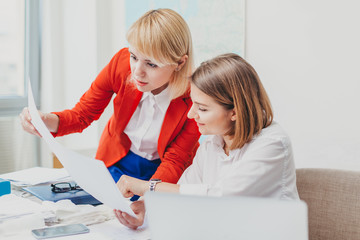 Two women at the office