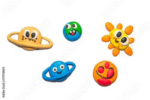 white plasticine modeling clay