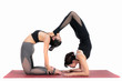 © worac - couple yoga pratice