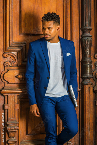 white t shirt with suit