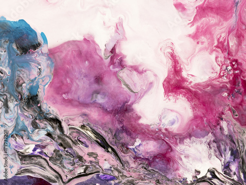 blue-and-pink-marble-abstract-hand