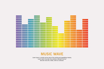 Music wave logo