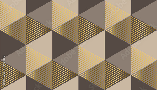 Mata magnetyczna Formalna wielobok pasiasta bezszwowa deseniowa wektorowa ilustracja. Pojęcia geometryczny dachówkowy tło dla luksusowego mężczyzna powierzchni druku i sieć projekta, tło, tkanina.