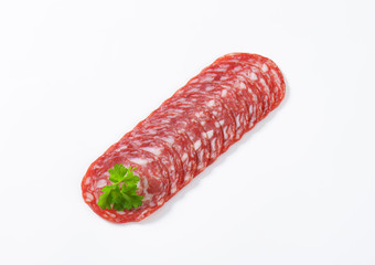 Wall Mural - Spanish summer sausage slices