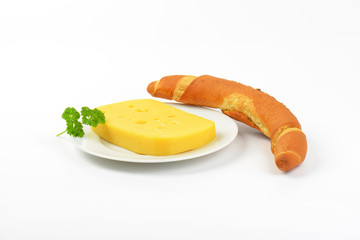 Poster - cheese and bread roll