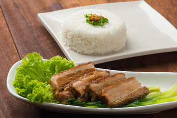 Wall Mural - chinese braised pork belly