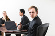 © metamorworks - Businessman in meeting room.