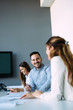 © NDABCREATIVITY - Picture of architects on business meeting in office