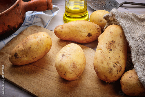 Plakat Ekologiczne ziemniaki