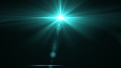 Wall Mural - colorful digital lens flare with bright light in black background for texture and material
