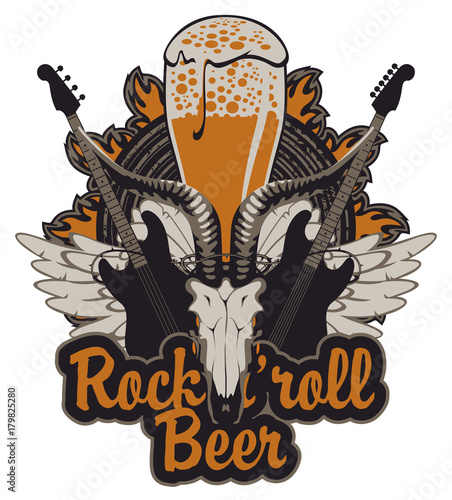 Obrazy Hard Rock  baner-wektorowy-dla-rockowego-pubu-z-muzyka-na-zywo-z-napisem-i-zdjeciem-pelnej-szklanki