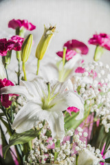 Wall Mural - bouquet of flowers closeup