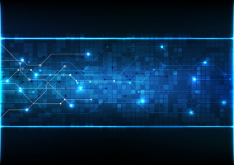 Wall Mural - vector abstract background technology illustration communication data security