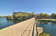 The Pont Saint-Bénézet  also known as the Pont d'Avignon, France
