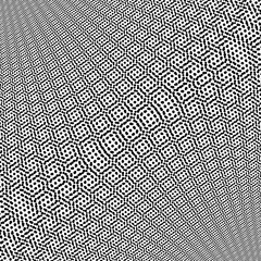 Wall Mural - stippled moire background - vector op art