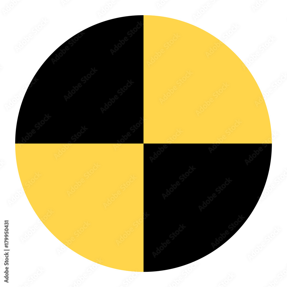 Crash Test Sign Crash test symbol Stock Vector | Adobe Stock