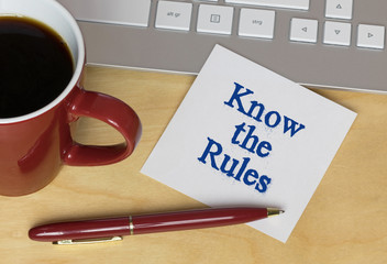 Canvas Print - Know the Rules