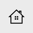 © Ольга Мещерякова - House flat vector icon. Home flat vector icon. Address flat vector icon. Location flat vector icon