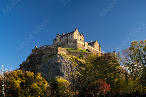 Zdjęcie XXL Zamek w Edynburgu, jeden z najbardziej znanych zabytków Szkocji. City of Edinburgh, Wielka Brytania