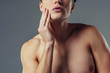 © Vasyl - Handsome man on grey background