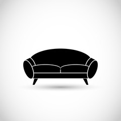 Wall Mural - Sofa icon vector