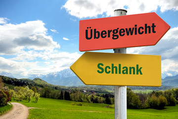 Wall Mural - Schild 252 - Schlank