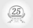 25 Jahre Jubilaeum vector