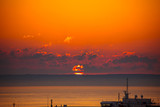 Fototapeta Zachód słońca - Amanecer en Palma de Mallorca