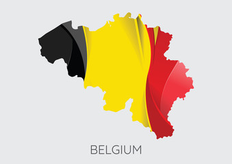 Map of Belgium