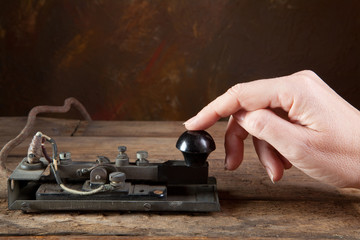 antique telegraph