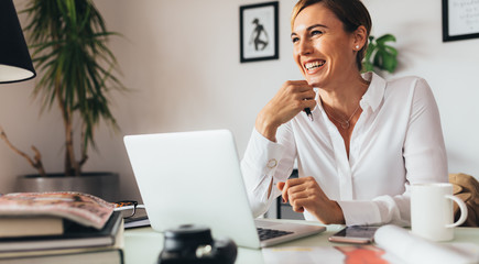 Business woman in office