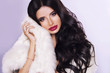 © Regina - beautiful girl with long shiny hair in fur