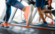 © NDABCREATIVITY - Picture of people running on treadmill in gym